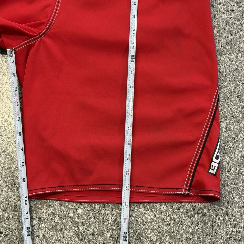 Body Glove Vapor Boardshorts Mens 34 Solid Red Swim Shorts Trunks
